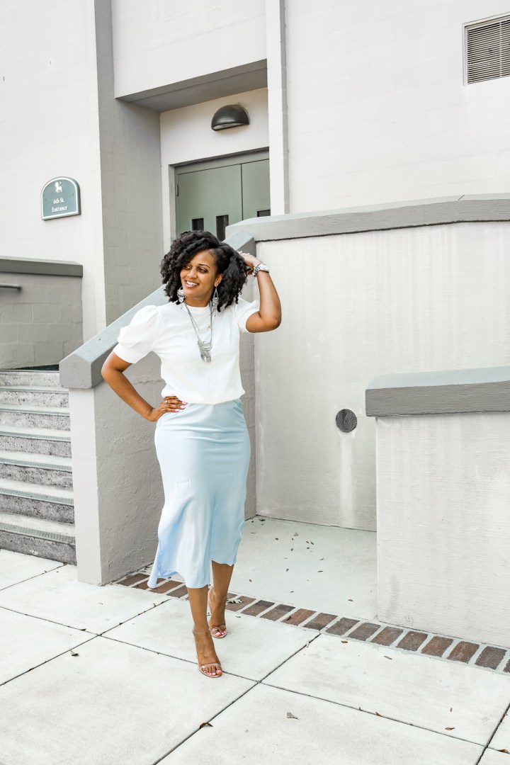 How to wear a satin&nbsp;skirt